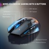 TECKNET Wireless Gaming Mouse 2.4G Optical USB Computer Mice, 8