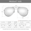 SUNGAIT Oversized Sunglasses for Women Lightweight Fashion Sunglasses - Polarised
