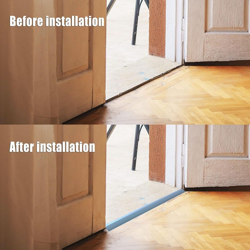 Vinyl Floor Transition Strip Door Threshold Self Adhesive 72 inch,