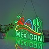 JOMOSPO Mexican Food Neon Sign, Neon Lights Hanging Wall Art
