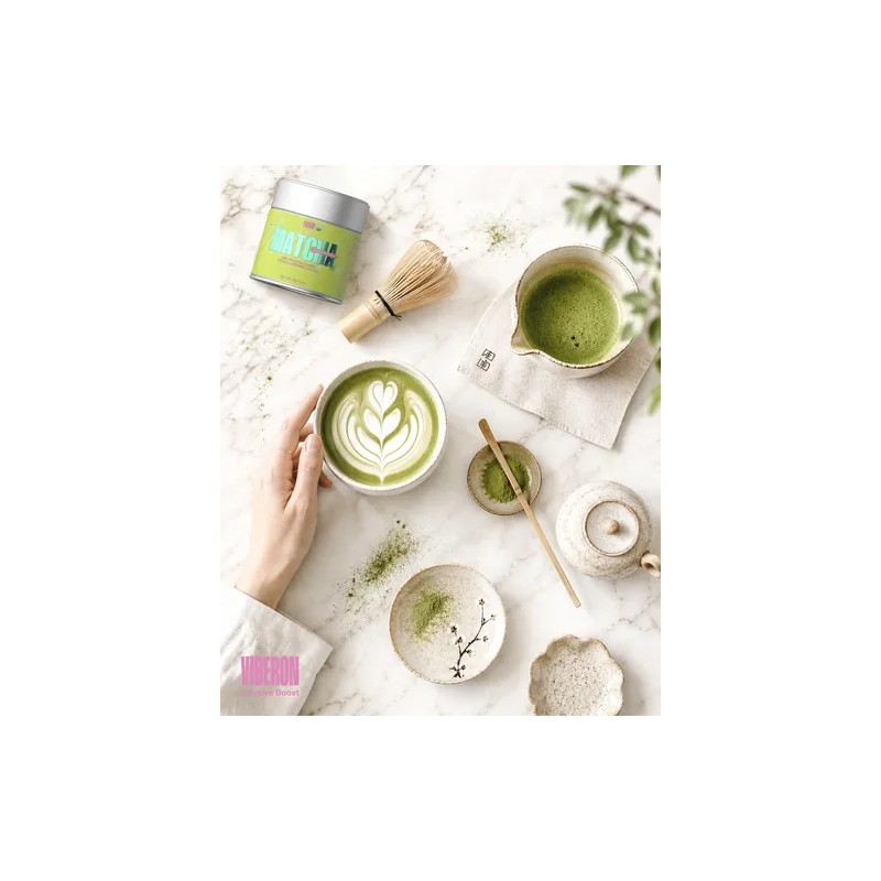 Viberon Té Verde Matcha Ceremonial Orgánico Viberon En Polvo