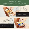 Corocul Mini Wallet, Genuine Leather, Ombre Dye, Doesn’t Fold Bills