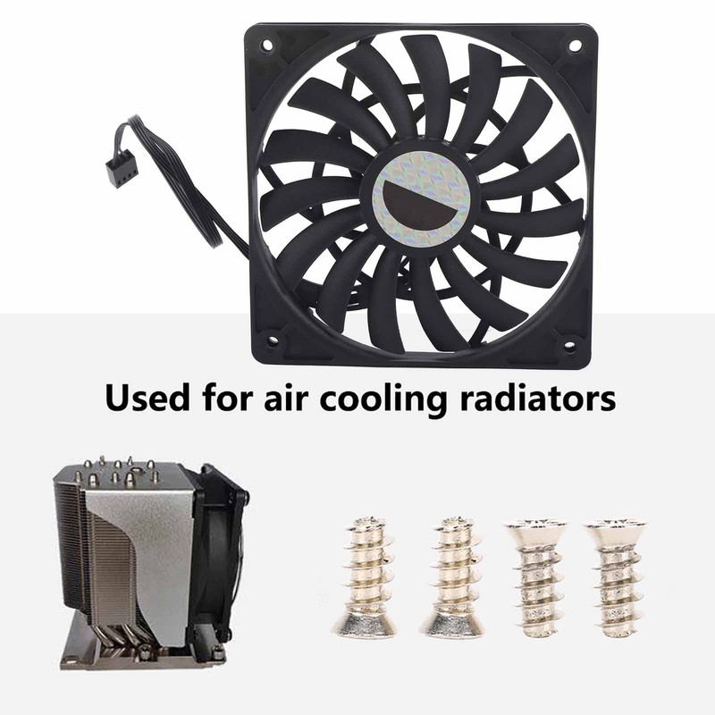 F12012 Computer CPU Cooling Fan Ultra Thin Desktop Computer Cooler