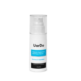 Uardo Quench Hyaluronic Acid Face Serum 1 Fl Oz/ 30 ml - usn106 | For Dry & Dehydrated Skin | Moisturizing | Aids w/Wrinkles & Fine Lines | For Women and Men