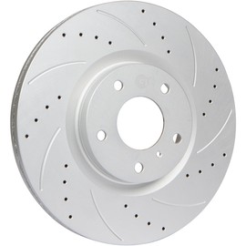 [Front Kit w/ 312mm Rotors] Anti-Rust Coated Brake Rotors & Ceramic Pads for Volkswagen CC 2009-2017 (2.0L Turbo FWD Models) VW CC