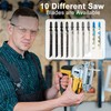 TRUEIN 52-Piece Professional Jigsaw Blades Set, Saw Blades Jigsaw, 10