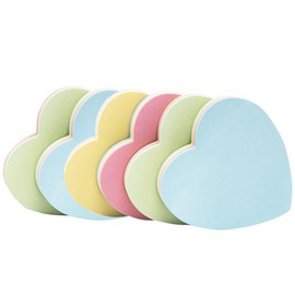 Sticky Notes Heart Shaped - Self Stick Cute Mixed 4 Color for Office/Home/Kitchen/Baking/School 600 Sheets Total