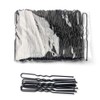 100 Pieces Metal Hair Pins U Shaped Hair Pins Fast Spiral Hair Braid Twist Styling Clips Hairdressing Accessories For Women Girl Lady, Black(1.97 inch/5 cm)