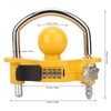 Trailer Coupler Lock Universal Hitch Lock U Shaped Combination Lock