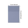 ONLYKXY 2 Pack Rectangle Transparent Sticky Notes 2.95x1.96inch Waterproof Index