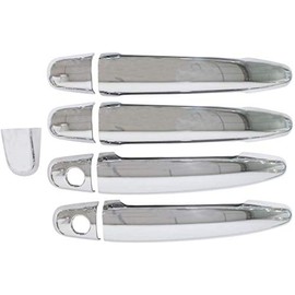 TX Racing Chrome Side Door Handle Cover Trims Fit for 05-13 Toyota Tacoma / 05-08 4Runner / 05-11 Avalon / 07-11 Camry / 04-10 Sienna / 08-13 Highlander / 04-09 Lexus RX330 RX350