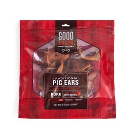 Good Lovin' Traditional Pig Ears Chew for Dogs, 6 oz., Count of 12