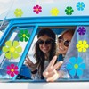 Outus 60 Pieces Flower Shaped Cutouts Mini Retro Flower Cutouts