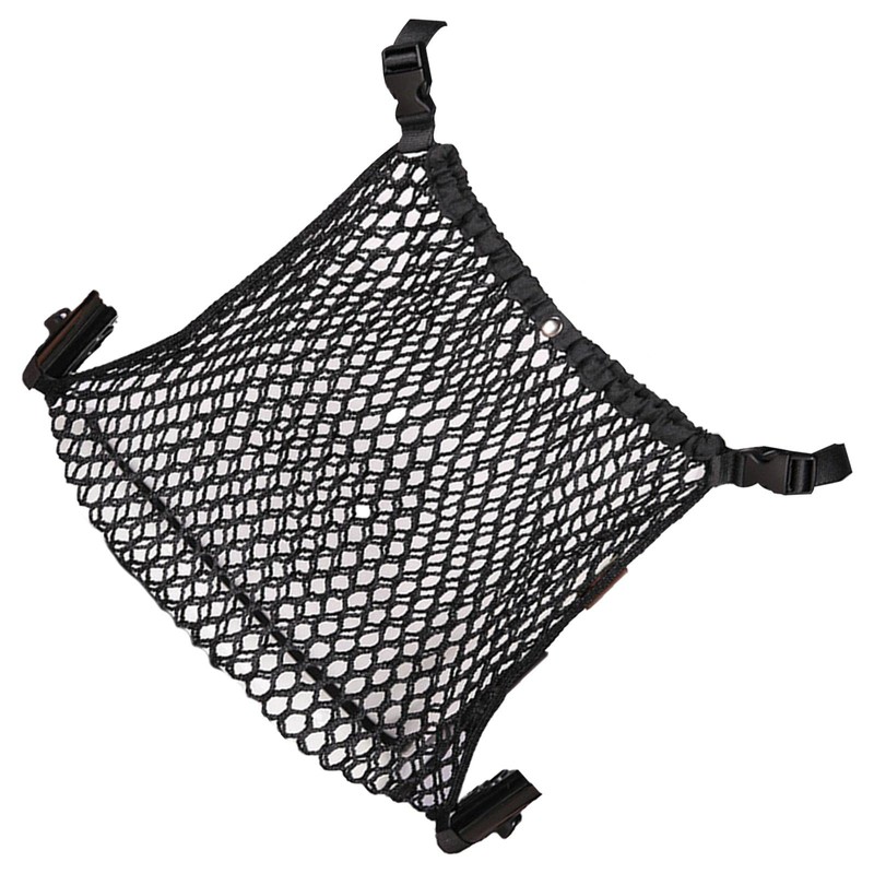 Milageto Universal Stroller Mesh Bag, Portable Bag Holder, Hanging Container,