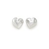 Heart Motif Earrings 09WGA245571SLVF, Metal, No Gemstone