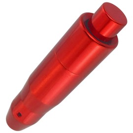 Lunsom Automatic Shift Knob Metal Car Shifting with Push Button Aluminum Alloy Shifter Lever Handle Long Stick Gear Head Fit Most Auto Transmission Vehicle (Red)