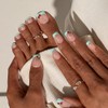 BTArtbox Uñas postizas con punta francesa - Berry Pail, fáciles