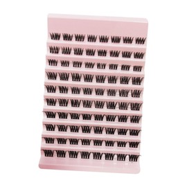 Cluster Lashes Individual Lash Clusters Mixed Handmade Lazy Faux Makeup Eyelash Single Bundle Eyelashes for Holiday Dating, Style A