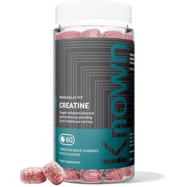 Known Tasty Creatine Gummies - 3400mg Creatine Monohydrate - Supports Physical Performance - Natural Peach Flavour - 60 Gummies, 3 per Serving