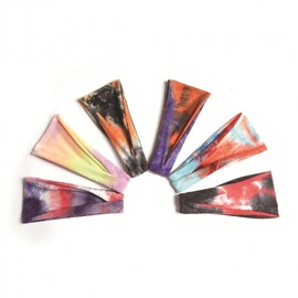 Cross-Border Tie-Dye Yoga Sports Headband for Europe and America Price/2 15ea
