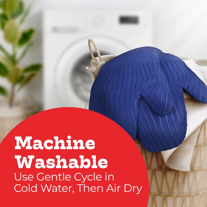 Big Red House - Silicone Oven Mitts - Dark Royal