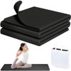 Folding Yoga Mat, 0.2 inch (6 mm) Thick, Non-slip, Lightweight,