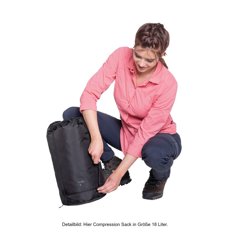 Tatonka Unisex - Adult Compression Sack 8 L, Black, 8