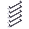 BSM Marketing 5 Pack Kitchen Door Handles 96mm Hole Centre