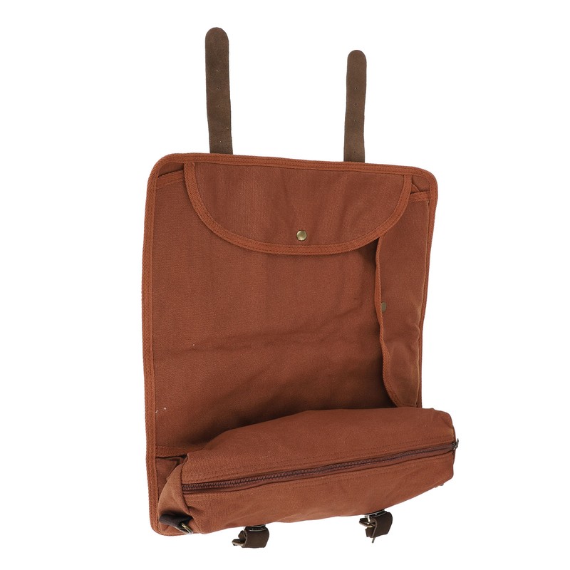 Bartender Tool Bag Canvas Leather Bartender Roll Bag Portable Multiple