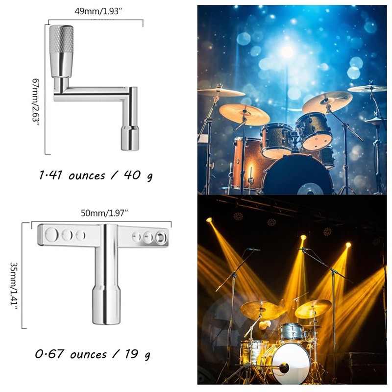 Drum Key Drummer Tuning Key with Continuous Motion Speed Standard