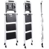SEGAWE 3-Step Ladder Folding Step Anti-Slip Wide Pedal Lightweight 330