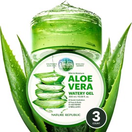 Nature Republic Aloe Vera Soothing Gel, 3 Pieces