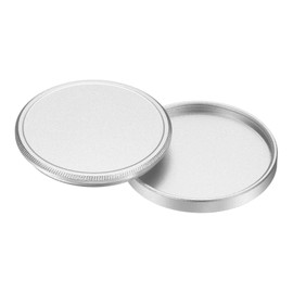 PATIKIL 39mm Metal Lens Cap, Universal Lens Filter Stack Cap Aluminum Camera Filter Protective Case Slim Stack for 37mm Thread Size Camera Circular Polarizing Fader, Silver