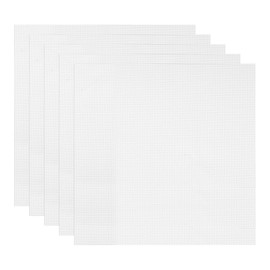 uxcell 15.7 x 15.7" Silicone Dehydrator Sheets, 5 Pcs Non-Stick Dehydrator Drying Mesh Reusable Fruit Dryer Mat for Food Dehydrator Fruit Dryer, White