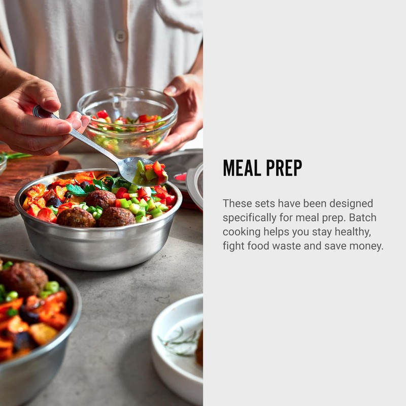 BLACK + BLUM - Lunch Bowl - Microwavable Stainless Steel,