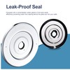 Chrome Escutcheon Plate Replacement for Moen 16090 Chateau Collection, Shower