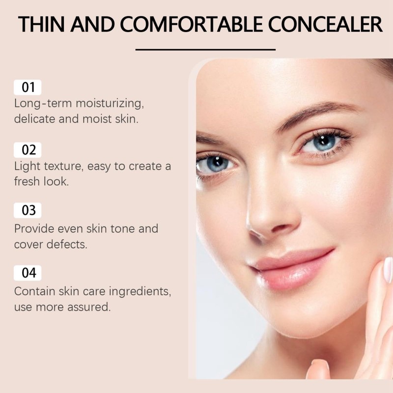 2 in 1- Luxury Anti-Wrinkle Foundation Stick,Double-Head Flawlesss Eraser Foundation