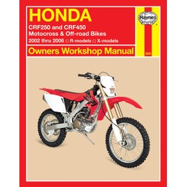 Haynes Repair Manual for Honda CRF250 and CRF450 (2002-2006)
