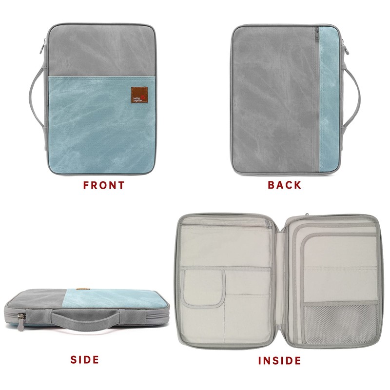 Lanola Travel Portfolio Water Resistant A4 Document Bag File Holder