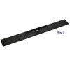 G-PLUS Tailgate Flexible Step Trim Molding & Release Button, Black