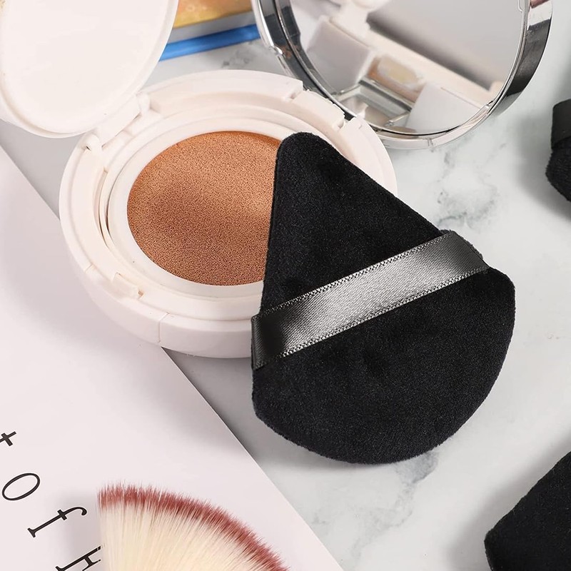 Pack of 4 Powder Puff Triangle Powder Puff Face Extral