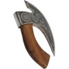 Viking Pizza Axe with Leather Sheath, Vikings Butcher Axes, Viking