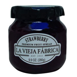 Mario Camacho La Vieja Fabric Strawberry Premium Fruit Spread, 9.9 Fl Oz (Pack of 8)