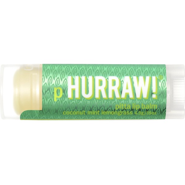 HURRAW! Pitta Lip Balm, 4,80 g