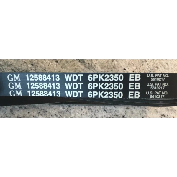 GM Correct Replacement Serpentine Belt GM Part Number #12588413 Highest