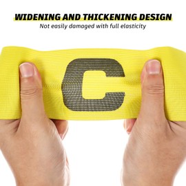 BESPORTBLE Football Captain's Armband Youth C Captain's Armband for Football Teams Adjustable Sports Bracelets Bracelet Child Wrap Player