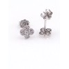 Unbranded 925 Sterling Silver Small Cz Flower Stud Earrings 5mm