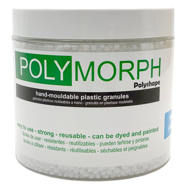 Polyshape Polymorph Hand mouldable Plastic - 500g tub