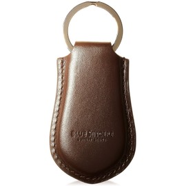 BLUE SINCERE IKH7 Genuine Italian Leather Key Ring Key Chain Charm Men's Women's Car Key Smart Key for Home Bicycle Bike Key, dark brown