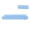Mechanical Keyboard 64 Key White Light 3 Mode Ergonomic Layout